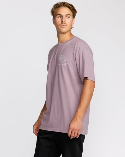 Scenes Regular Short Sleeve T-Shirt - Purple Ash | Billabong