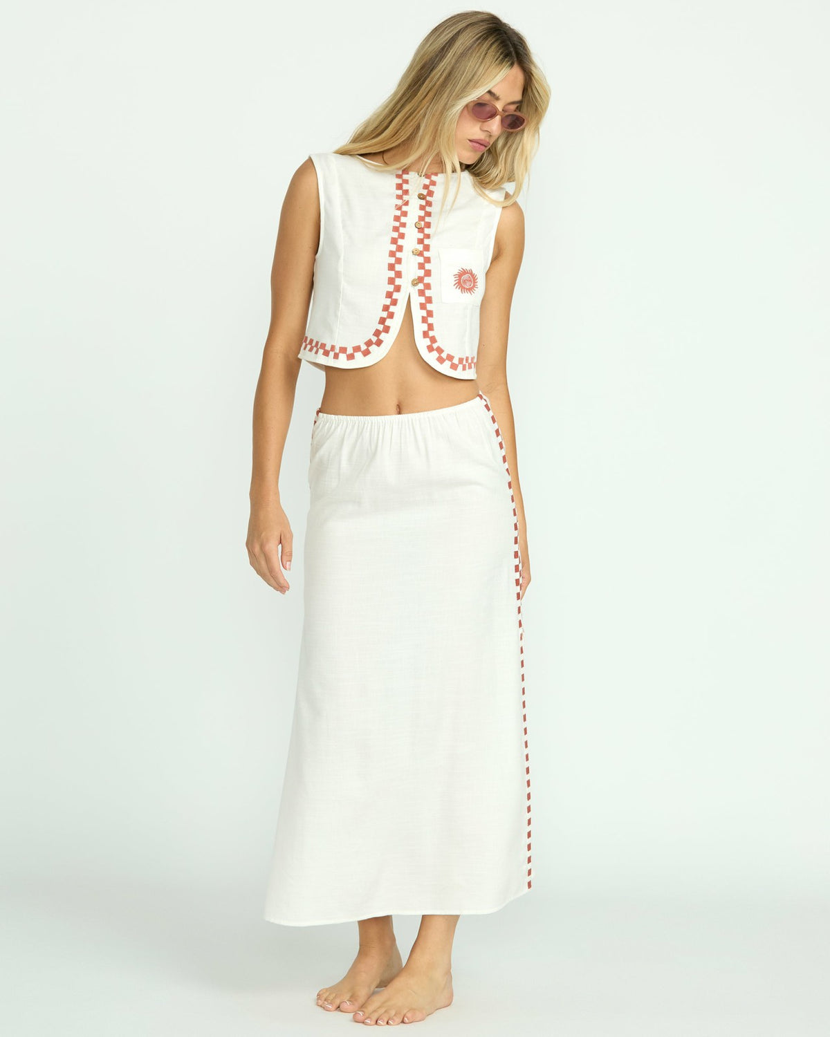 Secret Cove Woven Top - Salt Crystal | Billabong