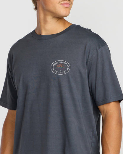 Sierras A/Div Short Sleeve T-Shirt - Midnight Blue | Billabong
