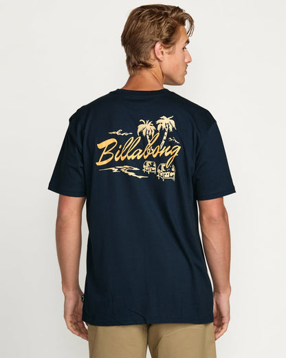 Skull Island Premium Tee - Navy | Billabong