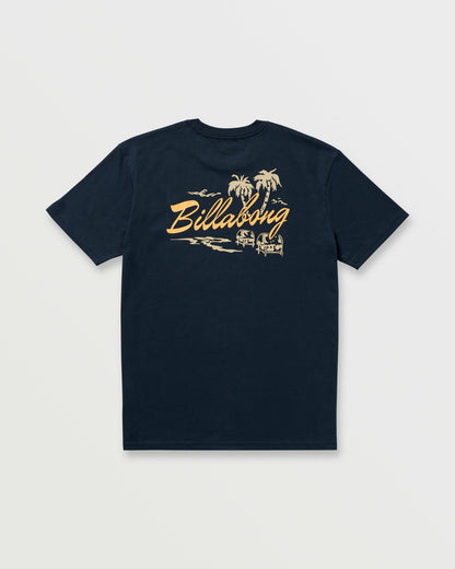 Skull Island Premium Tee - Navy | Billabong