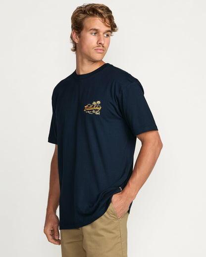 Skull Island Premium Tee - Navy | Billabong