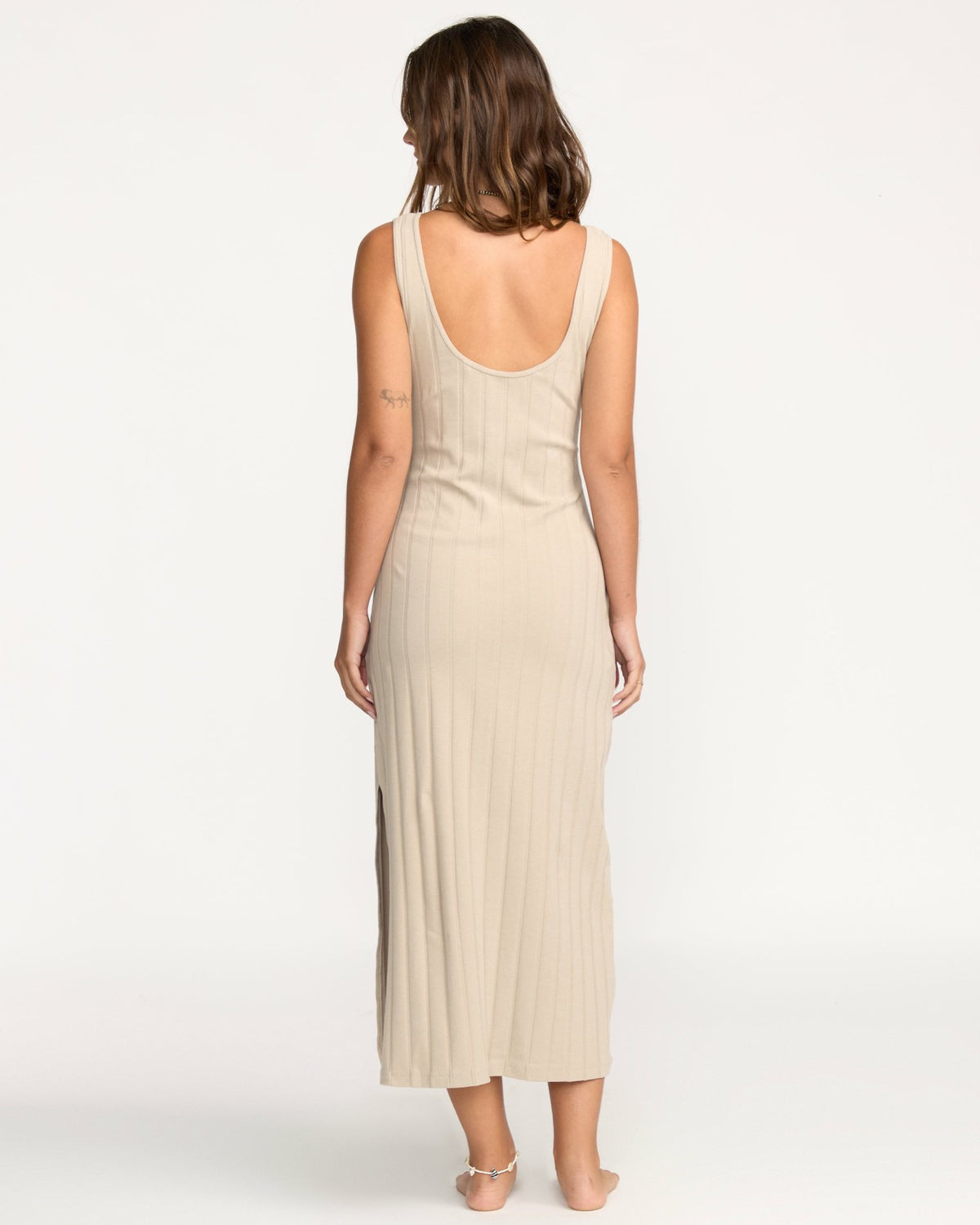 Slides Midi Knt Dress - Cobblestone | Billabong