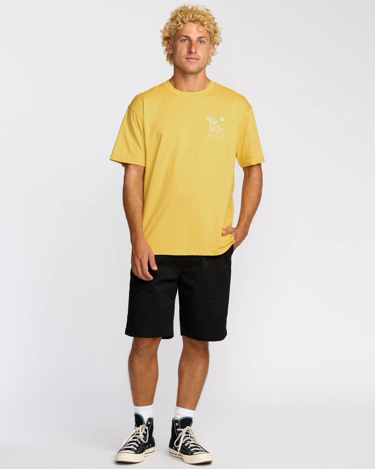 So Far Regular Short Sleeve T-Shirt - Dust Yellow | Billabong