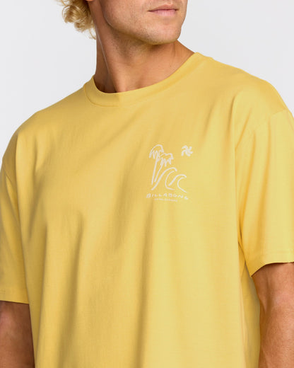 So Far Regular Short Sleeve T-Shirt - Dust Yellow | Billabong