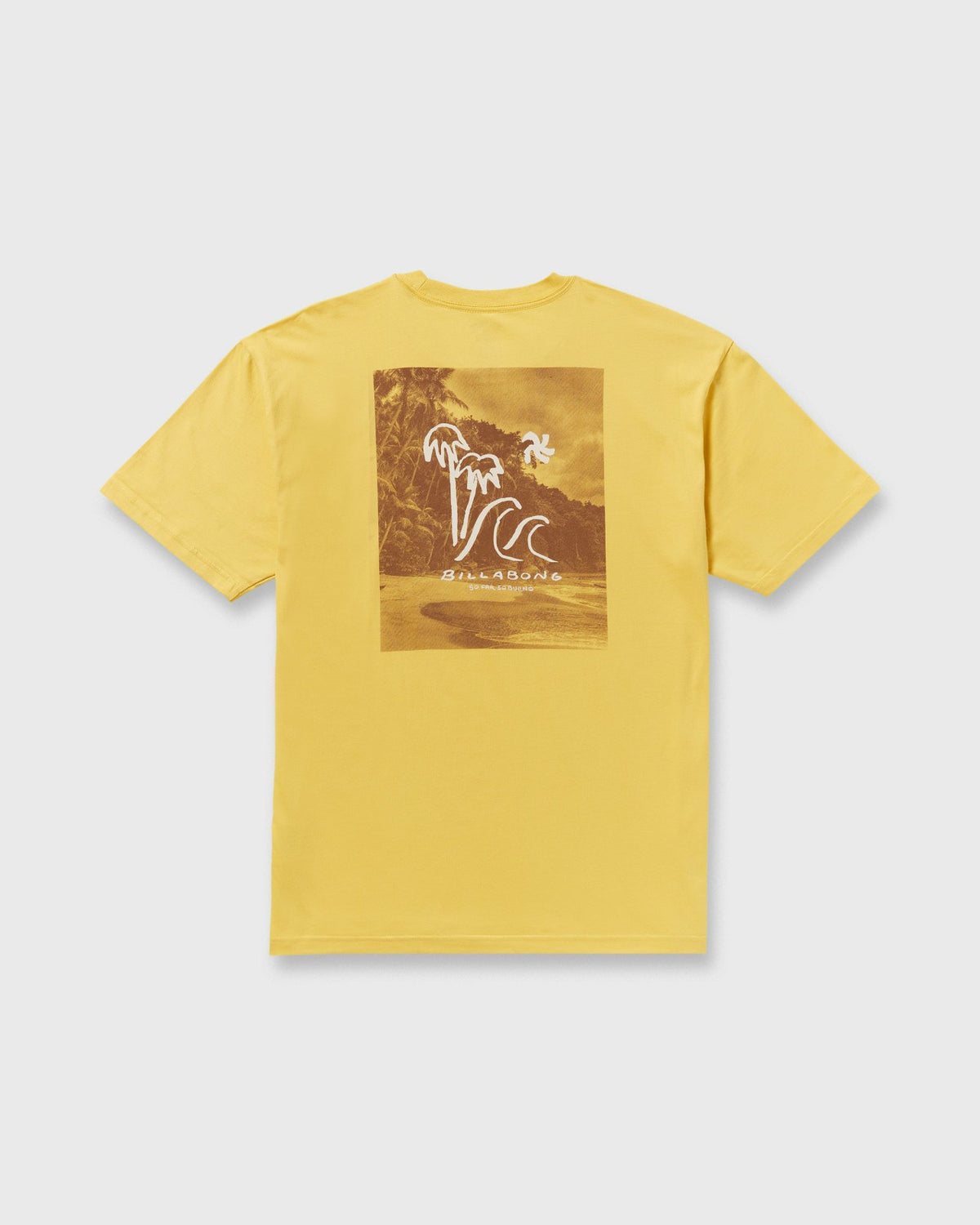 So Far Regular Short Sleeve T-Shirt - Dust Yellow | Billabong