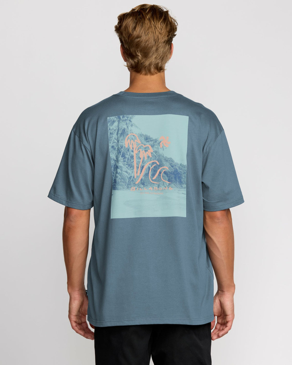 So Far Regular Short Sleeve T-Shirt - Steel Blue | Billabong