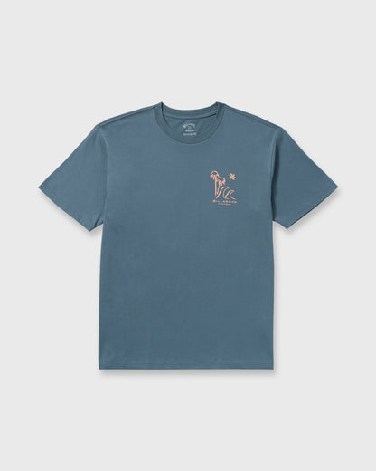 So Far Regular Short Sleeve T-Shirt - Steel Blue | Billabong