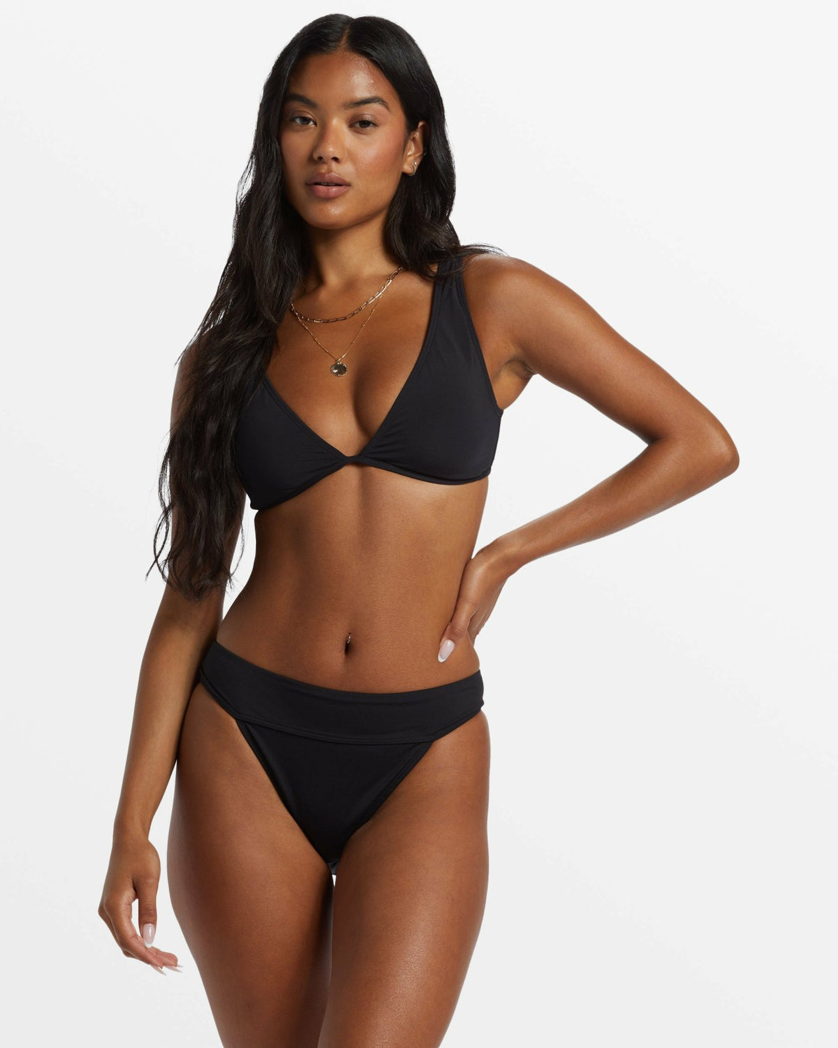 Sol Searcher Aruba Bikini Bottoms - Black Pebble | Billabong