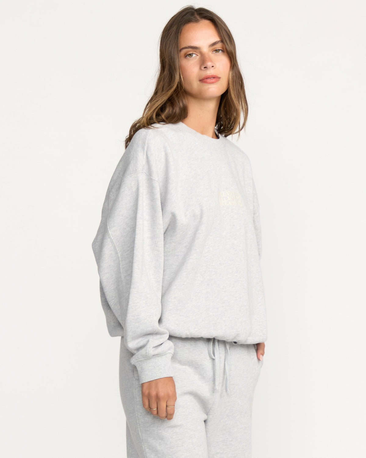 So Sunny Kendal Crewneck Sweatshirt - Heather Grey | Billabong