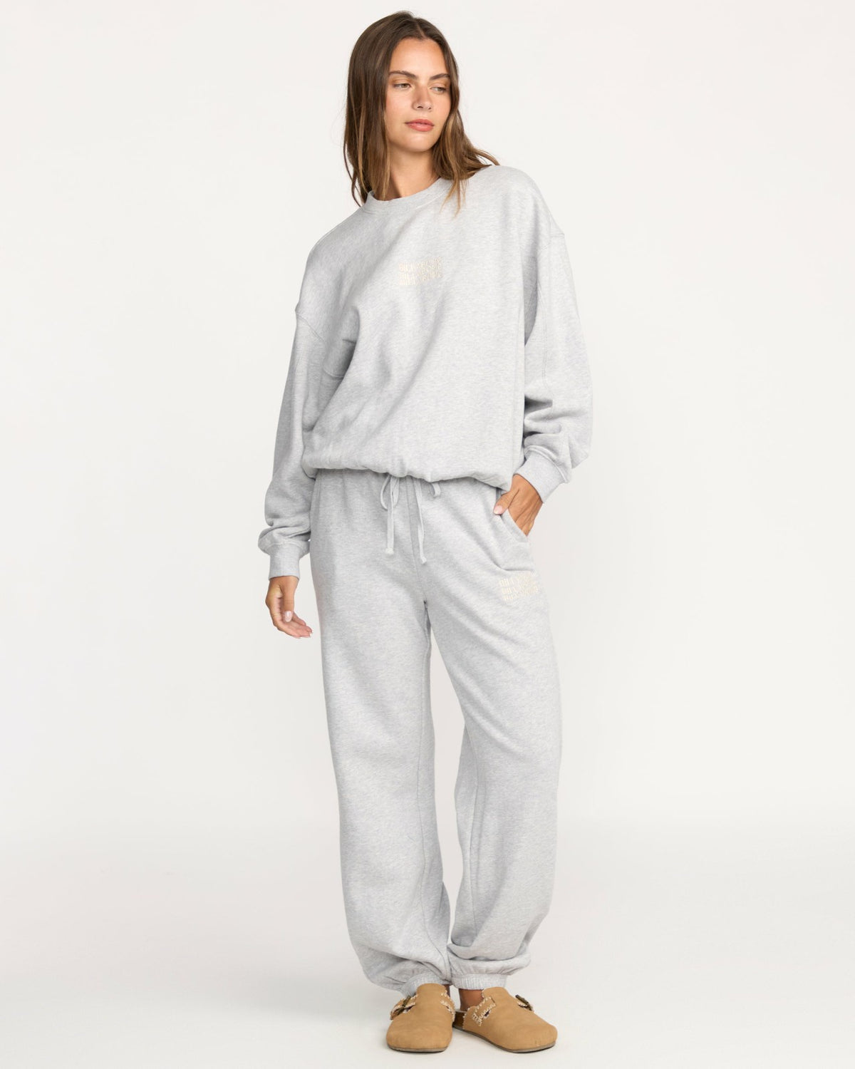So Sunny Kendal Crewneck Sweatshirt - Heather Grey | Billabong