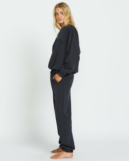 So Typical Elastic Waist Pants - Black Pebble | Billabong