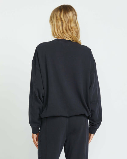 So Typical Kendal Crew Sweatshirt - Black Pebble | Billabong