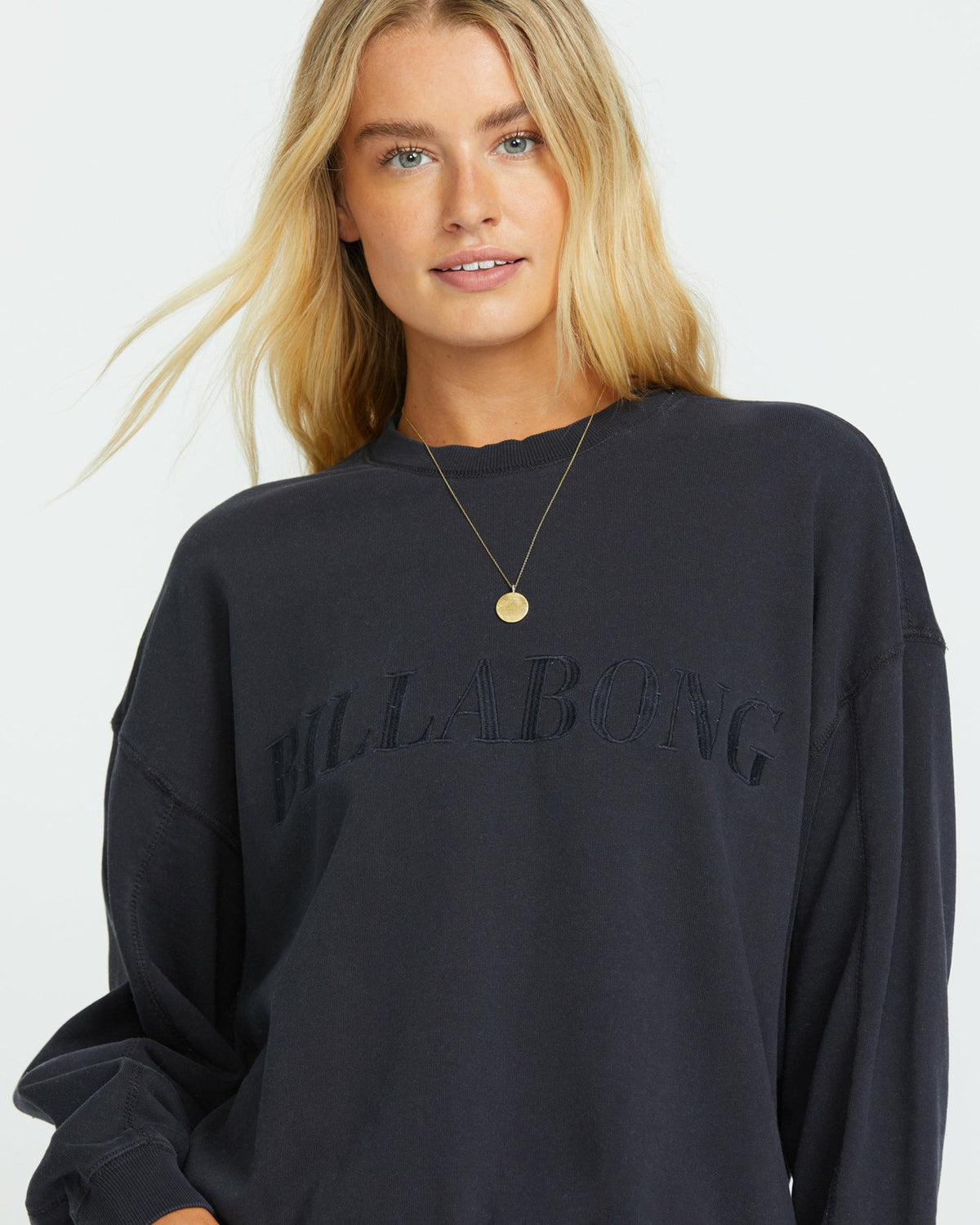 So Typical Kendal Crew Sweatshirt - Black Pebble | Billabong