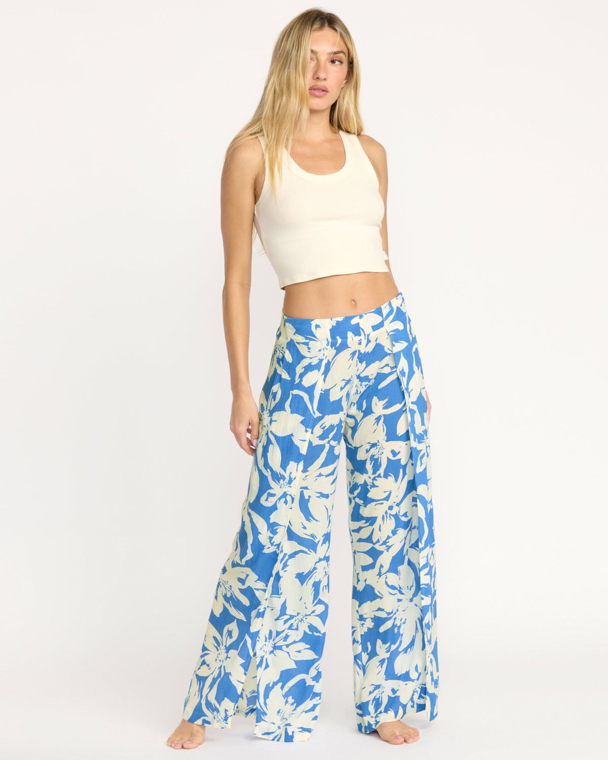 Split Spirit Elastic Waist Pants - True Blue | Billabong