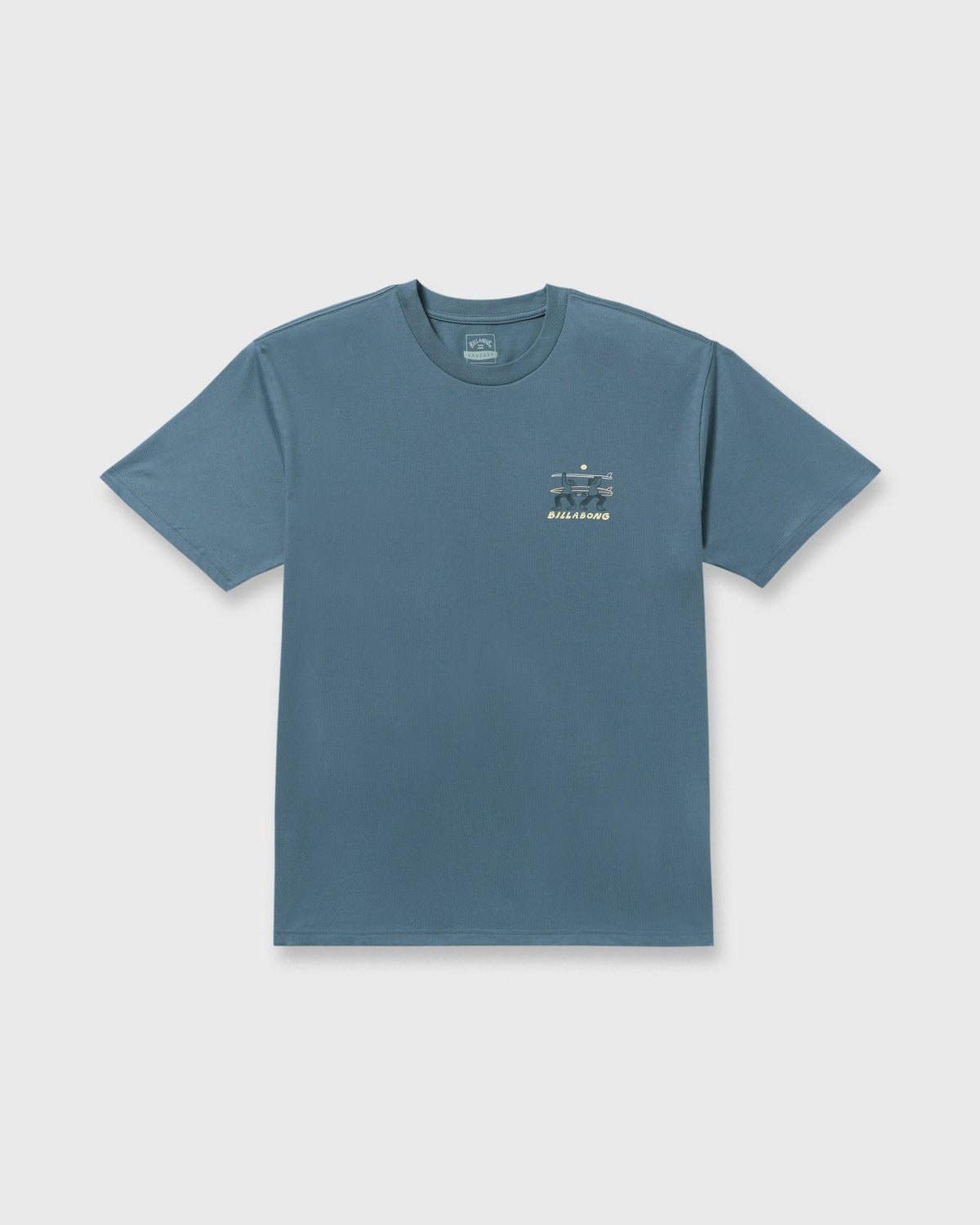 Split The Peak Regular Short Sleeve T-Shirt - Steel Blue | Billabong