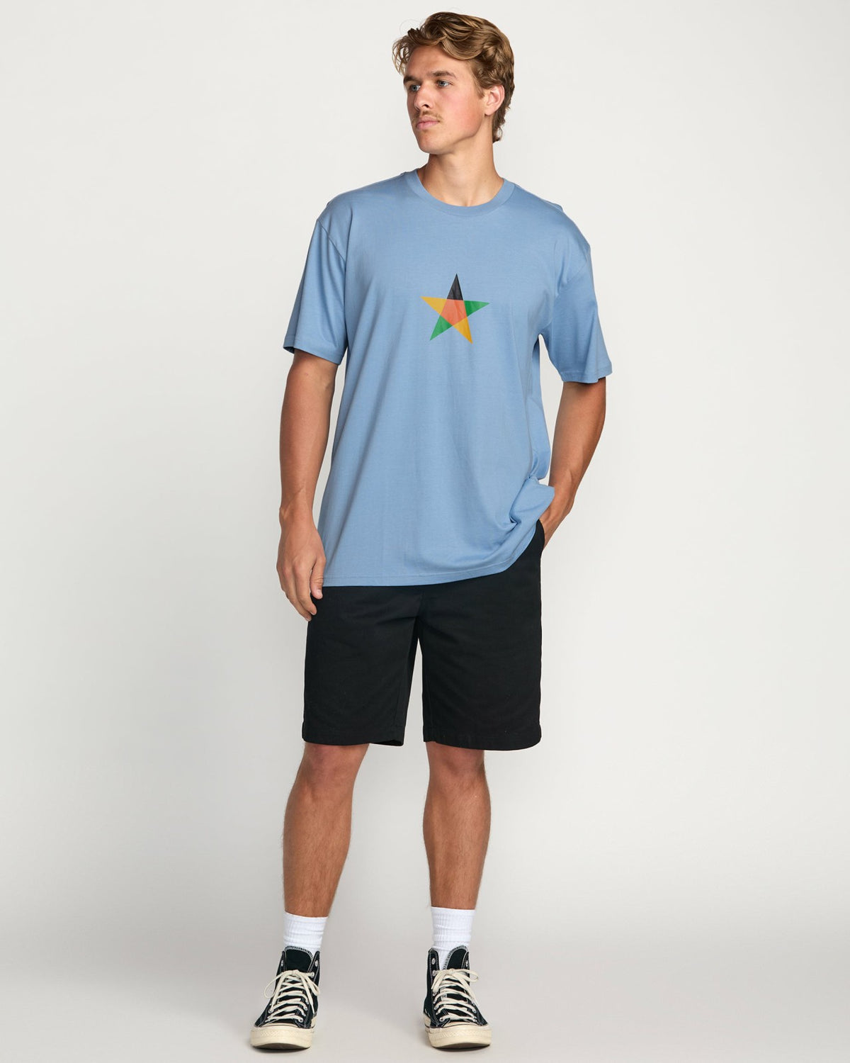 Billabong x Mami Wata Star Regular Tee - Sky Blue | Billabong