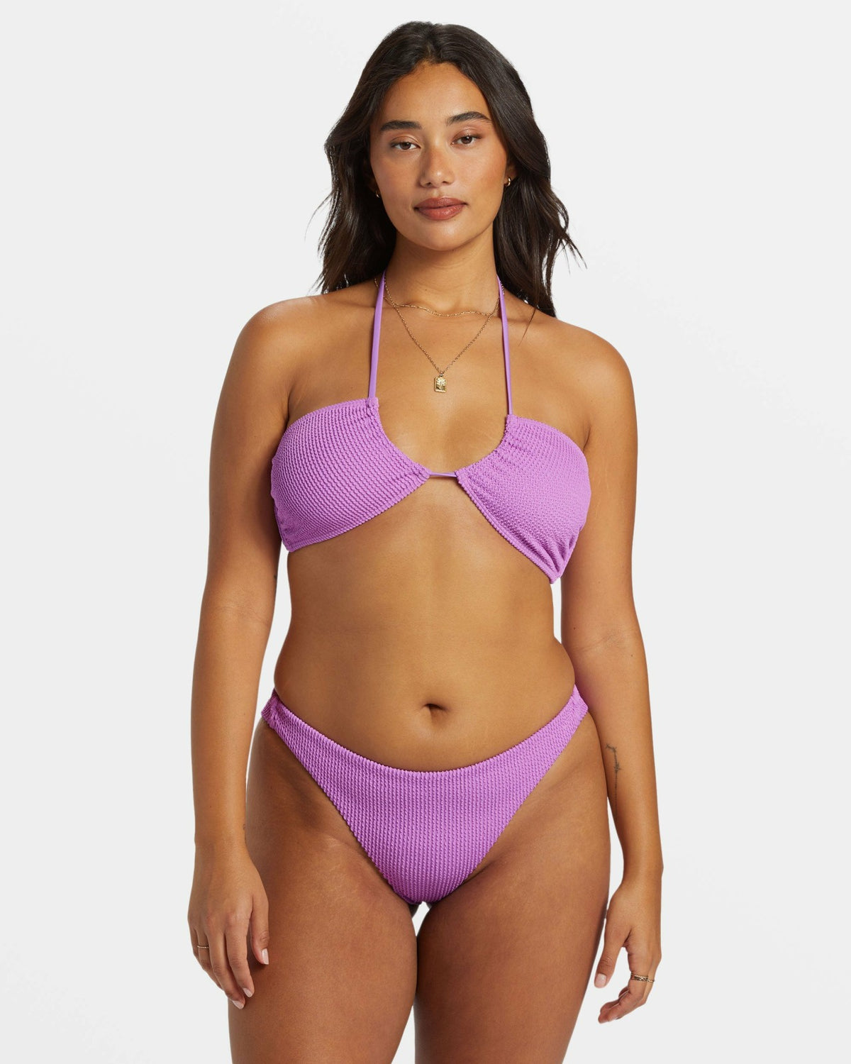 Summer High Multi-Way Bandeau Bikini Top - Bright Orchid | Billabong
