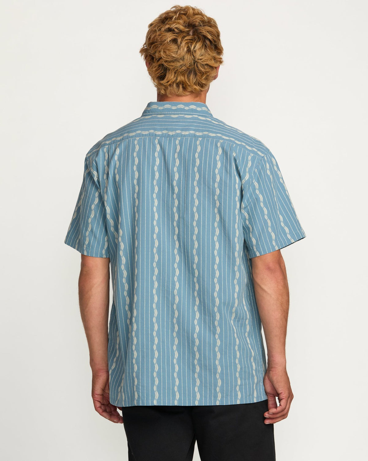Sundays Jacquard Short Sleeve Shirt - Carolina Blue | Billabong