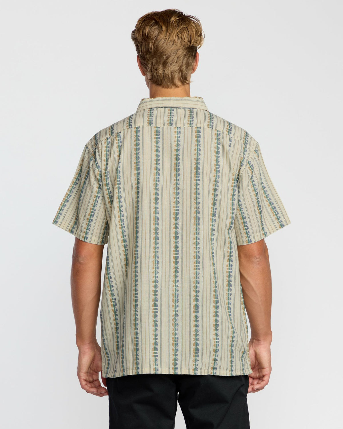 Sundays Jacquard Short Sleeve Shirt - Cream | Billabong