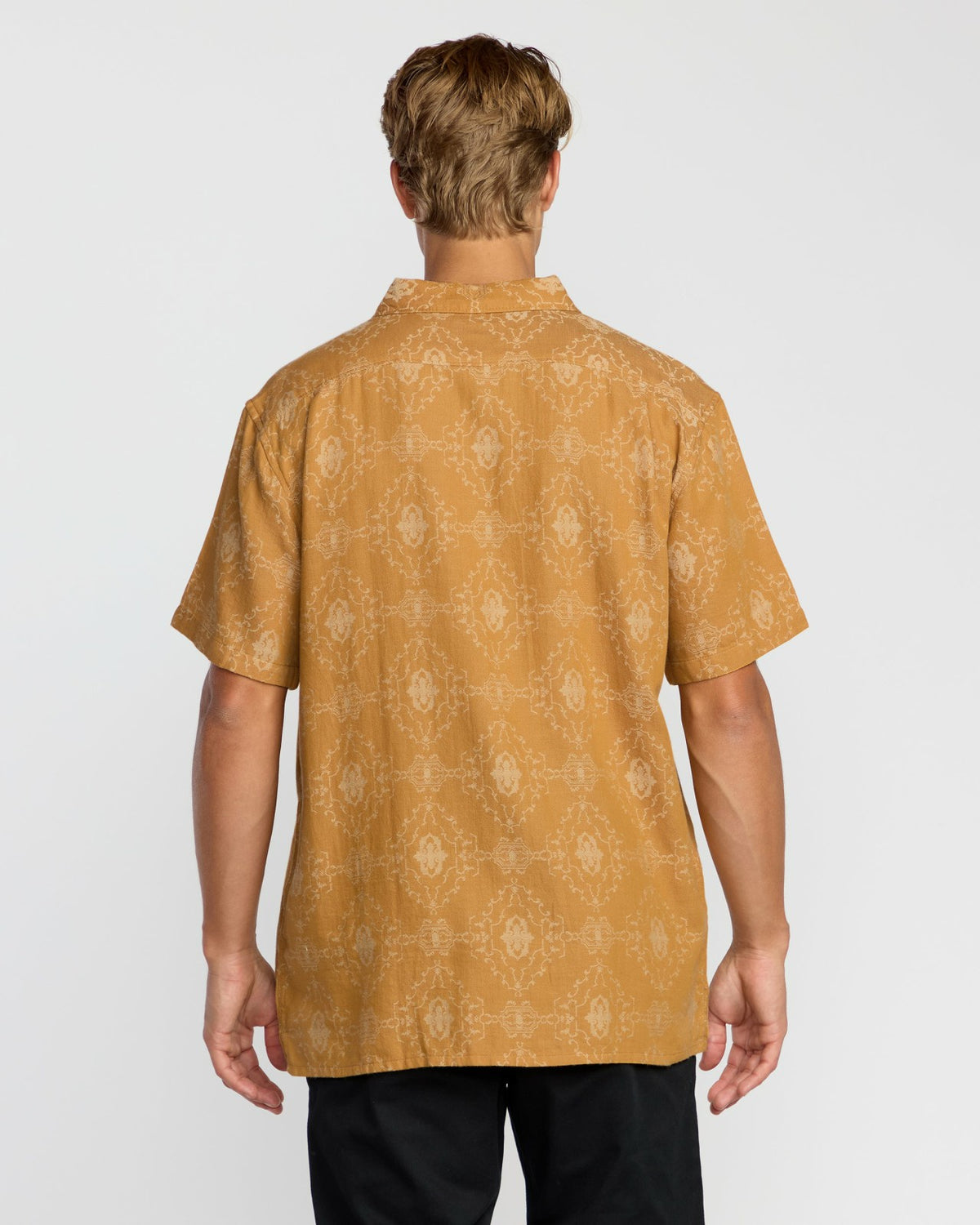 Sundays Jacquard Short Sleeve Shirt - Golden Haze | Billabong