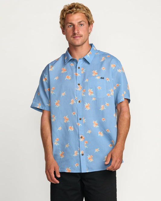 Sundays Mini Short Sleeve Shirt - Carolina Blue | Billabong