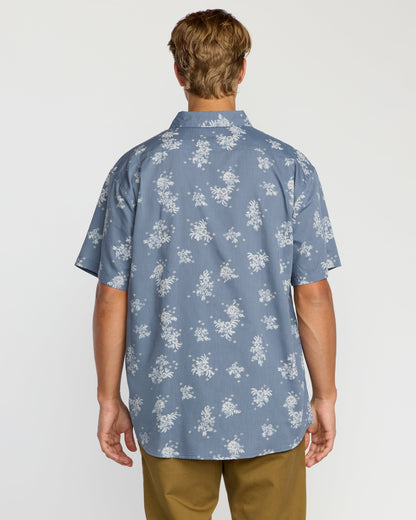 Sundays Mini Short Sleeve Shirt - Steel Blue | Billabong