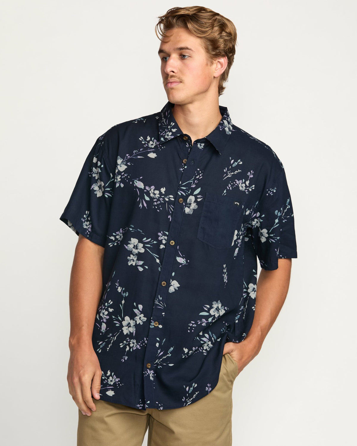 Sundays Short Sleeve Shirt - Dark Navy | Billabong