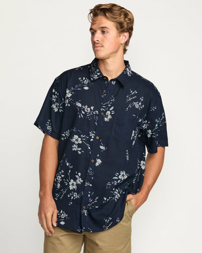 Sundays Short Sleeve Shirt - Dark Navy | Billabong