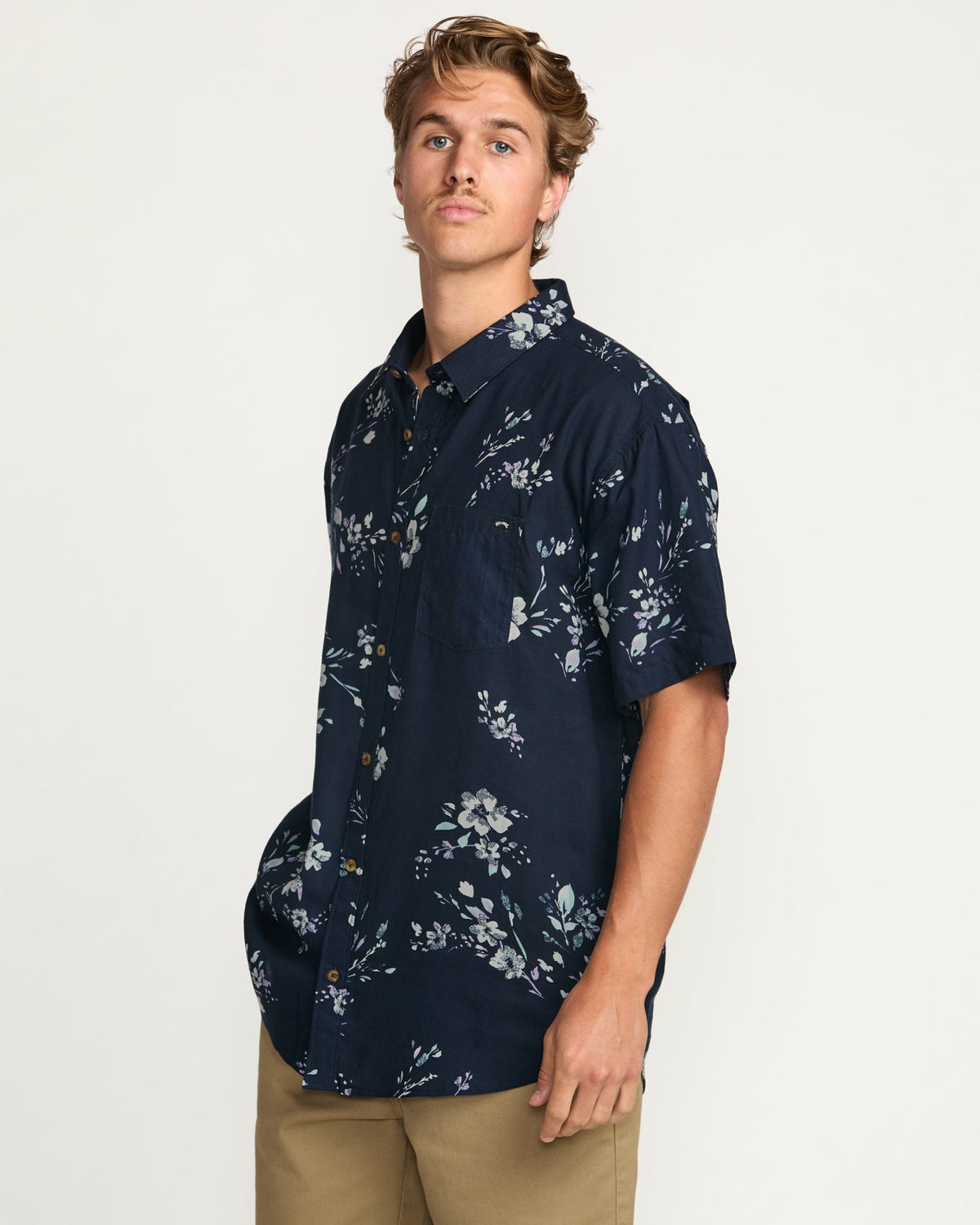 Sundays Short Sleeve Shirt - Dark Navy | Billabong