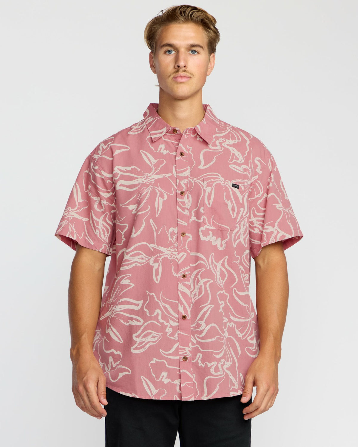 Sundays Short Sleeve Shirt - Faded Rose | Billabong