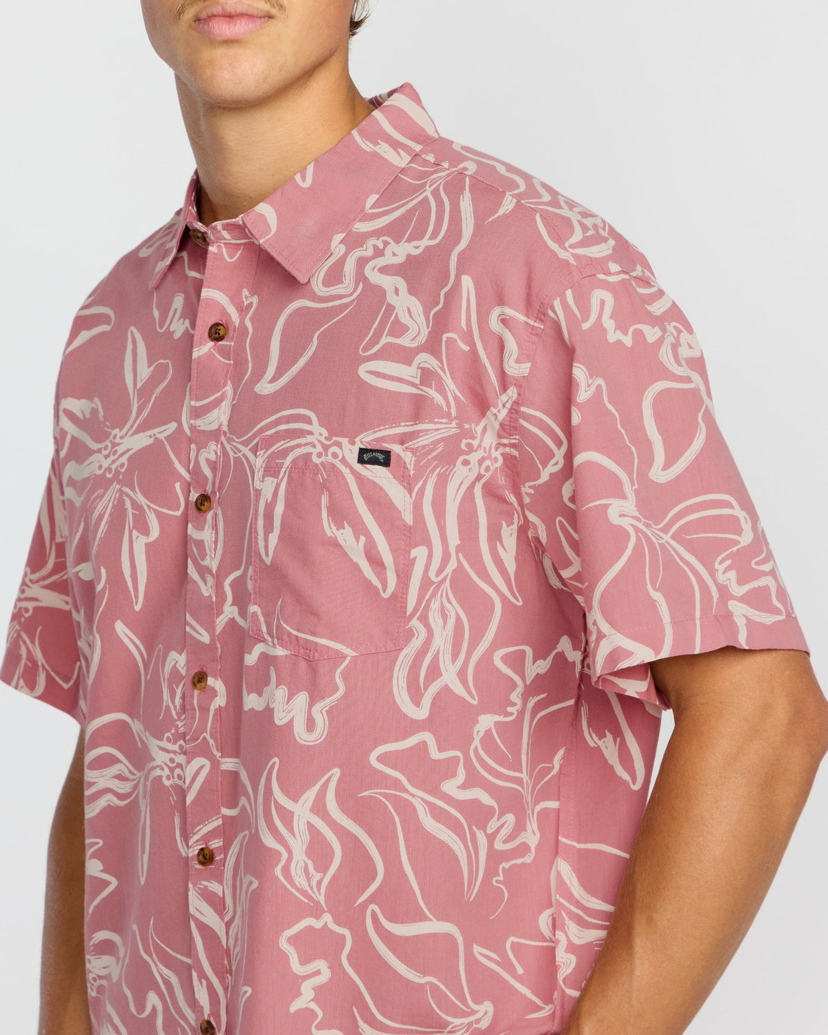 Sundays Short Sleeve Shirt - Faded Rose | Billabong