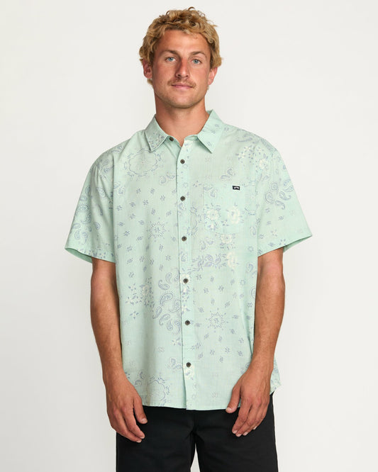 Sundays Short Sleeve Shirt - Mist Green | Billabong