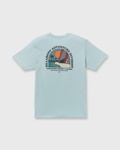 Sundown A/Div Short Sleeve T-Shirt - Dusty Blue | Billabong