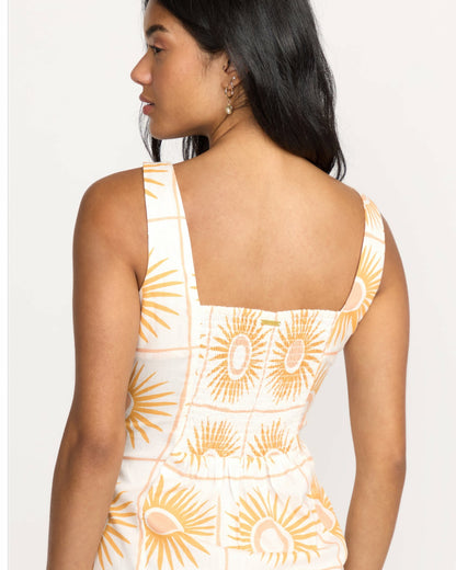 Sunlit Sky Mini Dress - Salt Crystal | Billabong