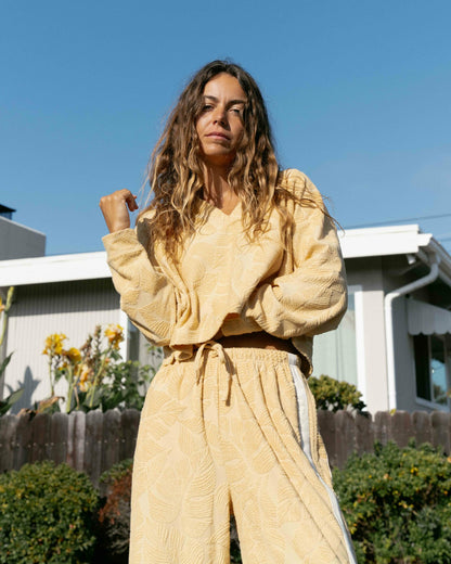 Sun Palm Terry Pullover Sweatshirt - Gold Coast | Billabong