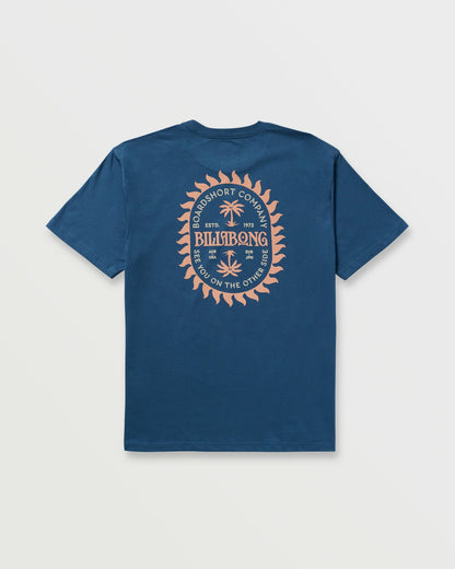 Sun Rays Regular Tee - Deep Blue | Billabong