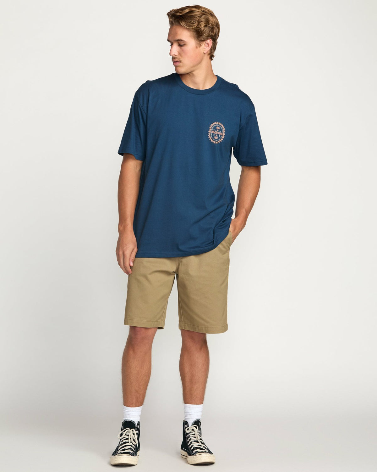 Sun Rays Regular Tee - Deep Blue | Billabong