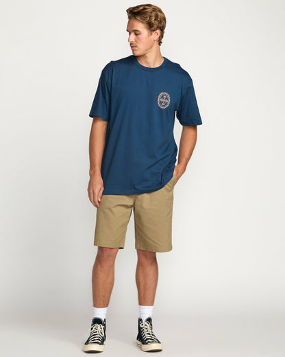 Sun Rays Regular Tee - Deep Blue | Billabong
