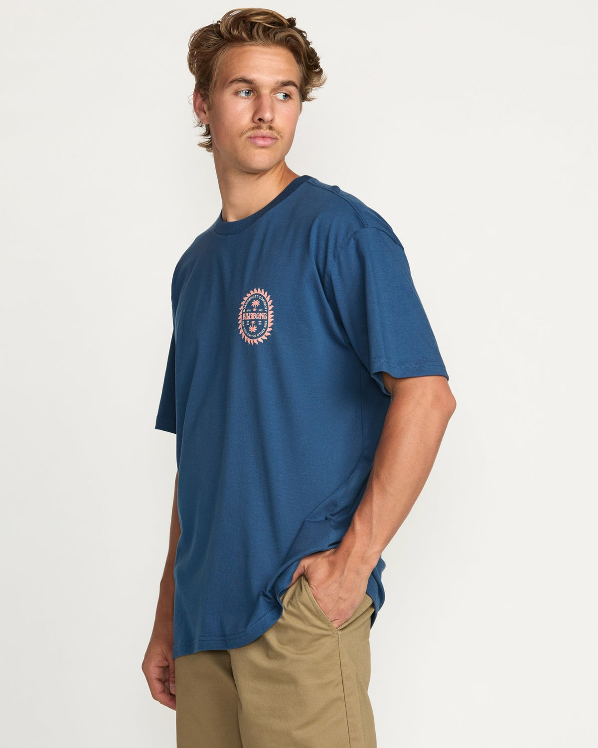 Sun Rays Regular Tee - Deep Blue | Billabong