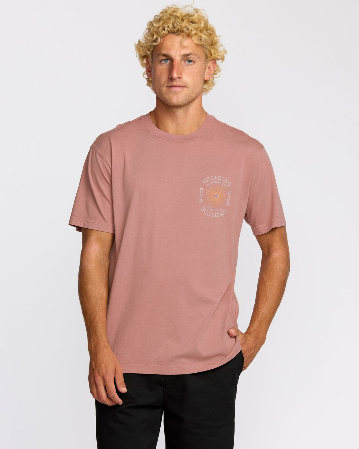 Sunrise Premium Wave Wash Short Sleeve T-Shirt - Dusty Rose | Billabong