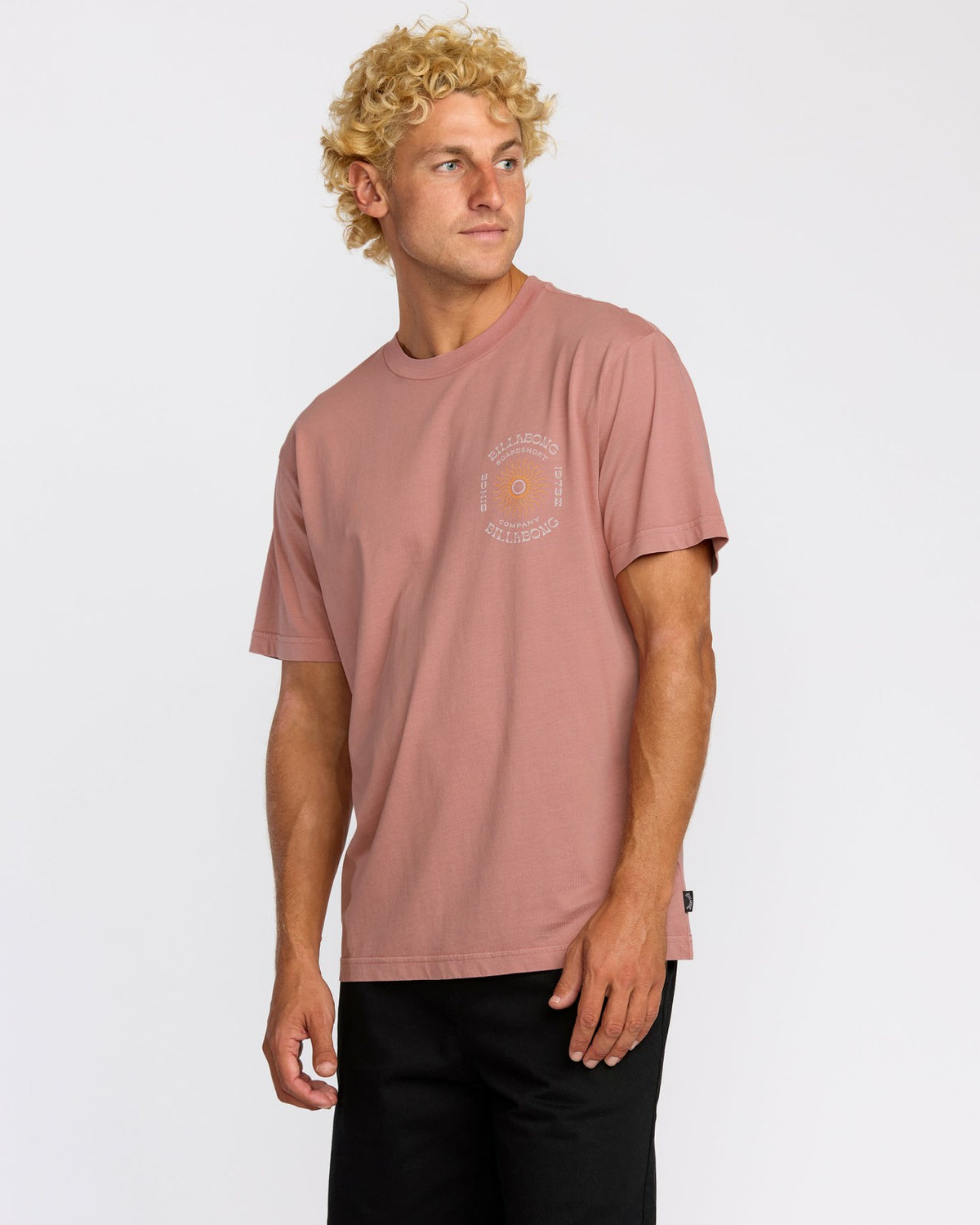 Sunrise Premium Wave Wash Short Sleeve T-Shirt - Dusty Rose | Billabong