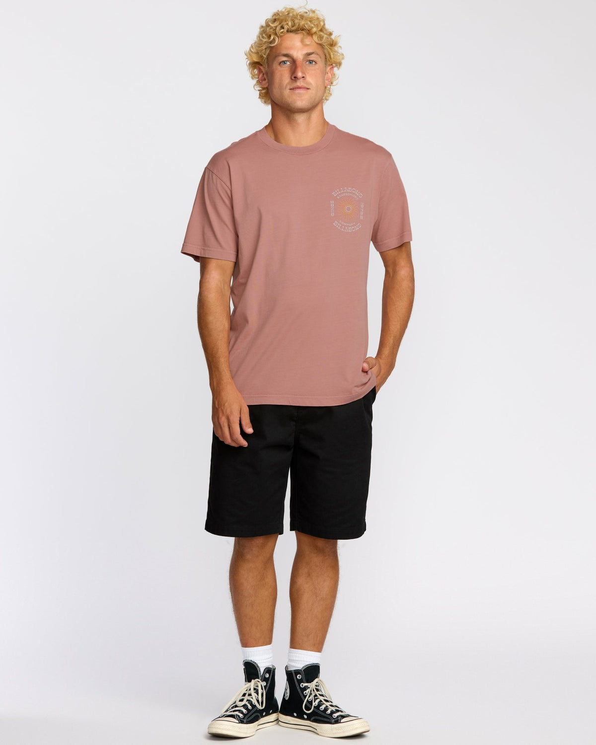 Sunrise Premium Wave Wash Short Sleeve T-Shirt - Dusty Rose | Billabong