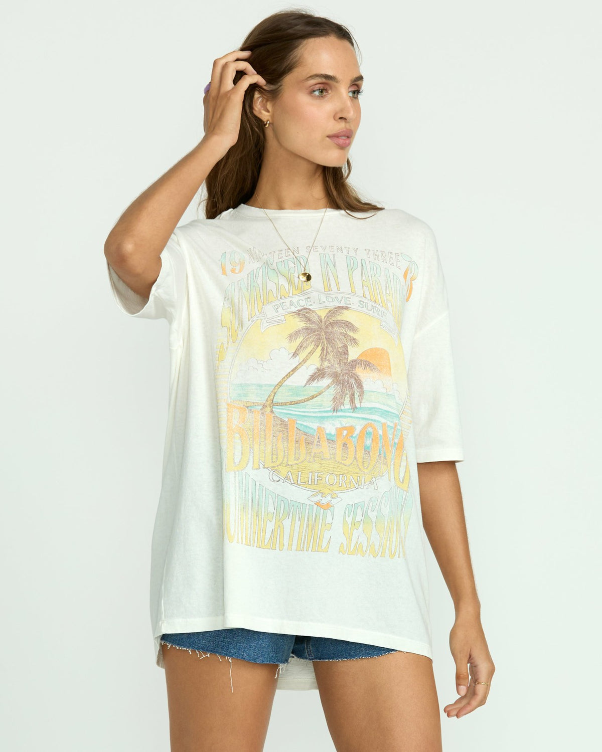 Sunset Mindset Tee - Salt Crystal | Billabong