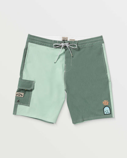 Sunshine Lo Tide 19" Boardshorts - Green Tea | Billabong