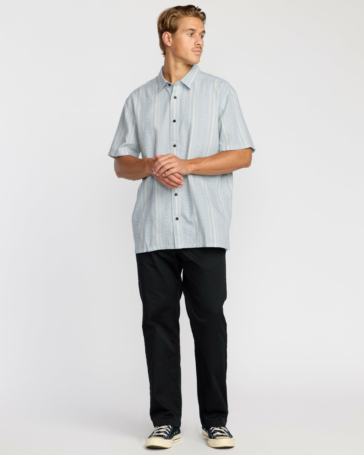 Sunshines Garage Short Sleeve Shirt - Stone Blue | Billabong