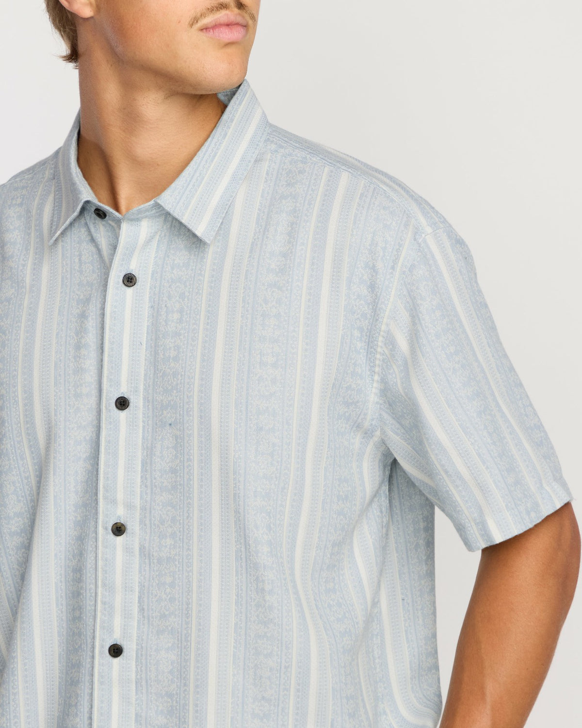 Sunshines Garage Short Sleeve Shirt - Stone Blue | Billabong