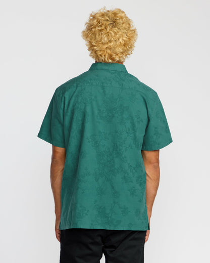 Sunshines Garage Short Sleeve Shirt - Teal | Billabong