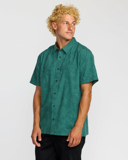 Sunshines Garage Short Sleeve Shirt - Teal | Billabong