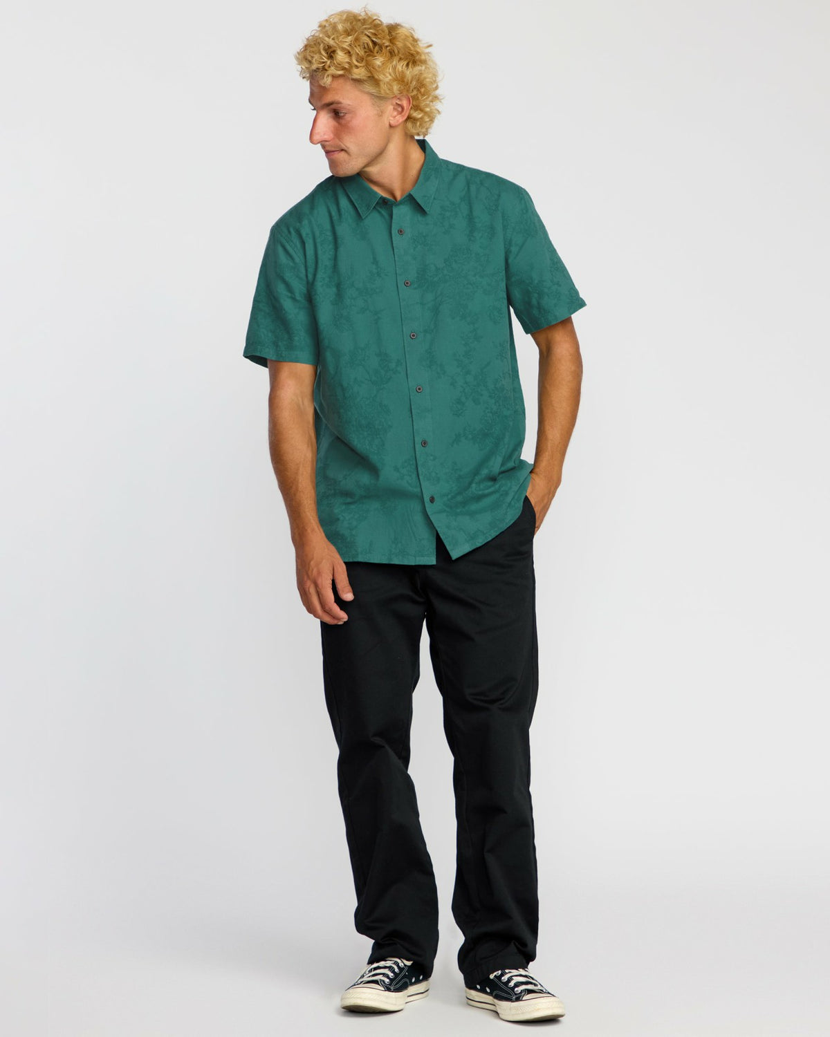 Sunshines Garage Short Sleeve Shirt - Teal | Billabong